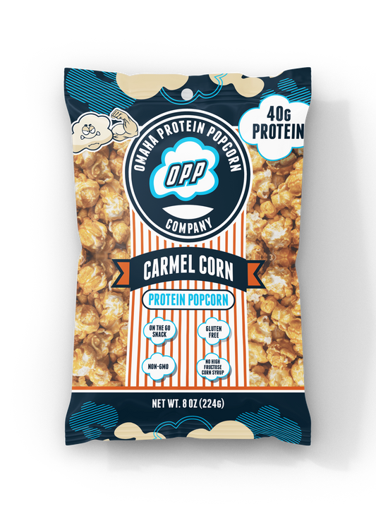Omaha Protein Popcorn- Carmel Corn
