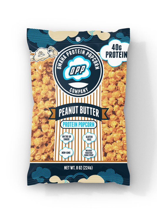 Omaha Protein Popcorn- Peanut Butter