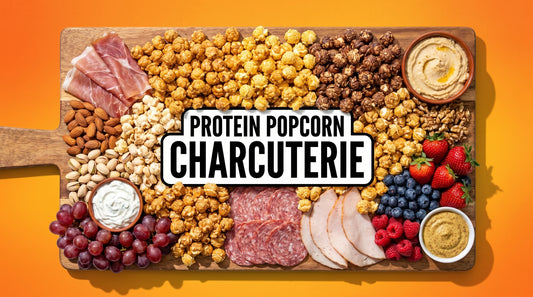 protein-popcorn-charcuterie-board-with-sweet-and-savory-flavors