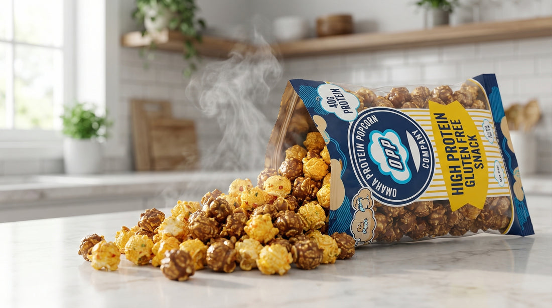 hero-image-of-high-protein-gluten-free-omaha-protein-popcorn-on-counter