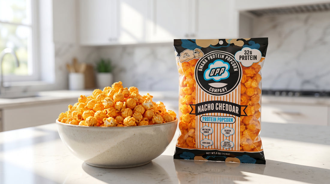 non-gmo-protein-popcorn-bowl-with-bag-in-clean-modern-kitchen