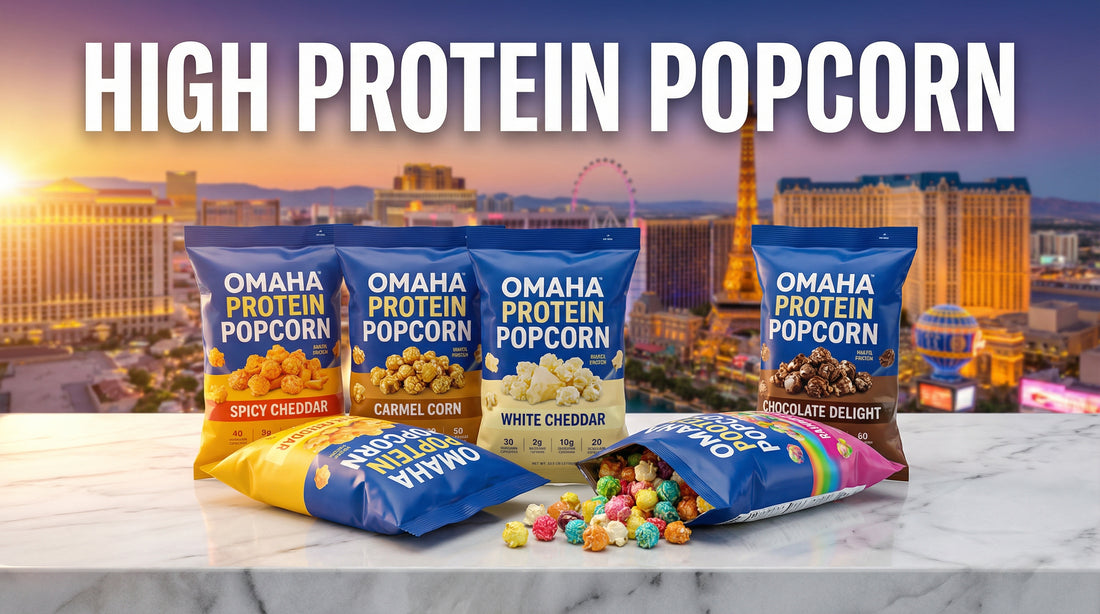 high-protein-popcorn-with-las-vegas-strip-background