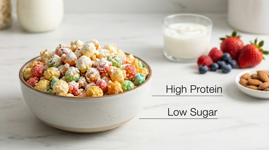 high-protein-popcorn-bowl-with-low-sugar-label-in-modern-kitchen