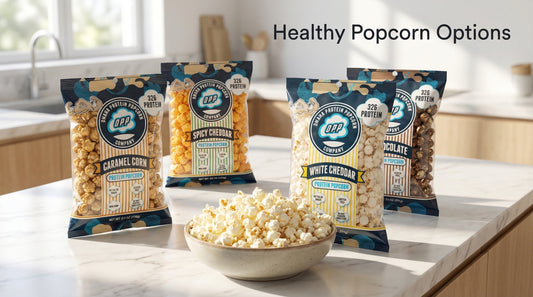 high-protein-popcorn-bags-and-bowl-of-healthy-popcorn-on-modern-kitchen-counter
