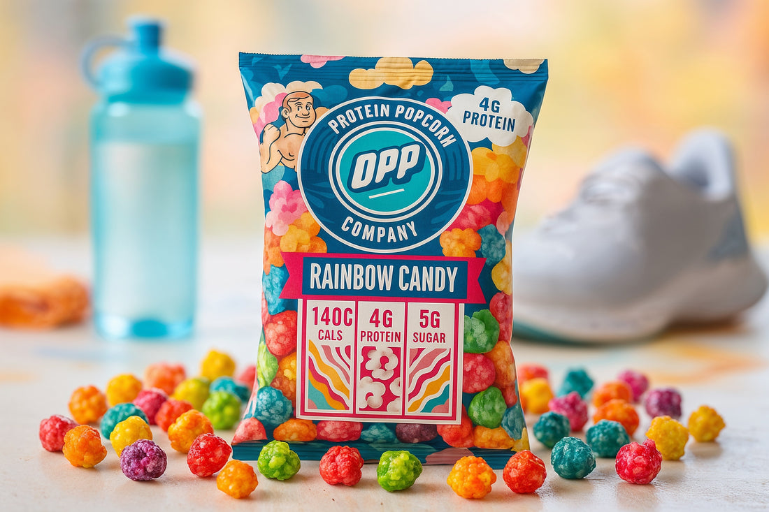 Popcorn Riules OPP Rainbow Candy Popcorn: The High-Protein Snack That Breaks All the ...
