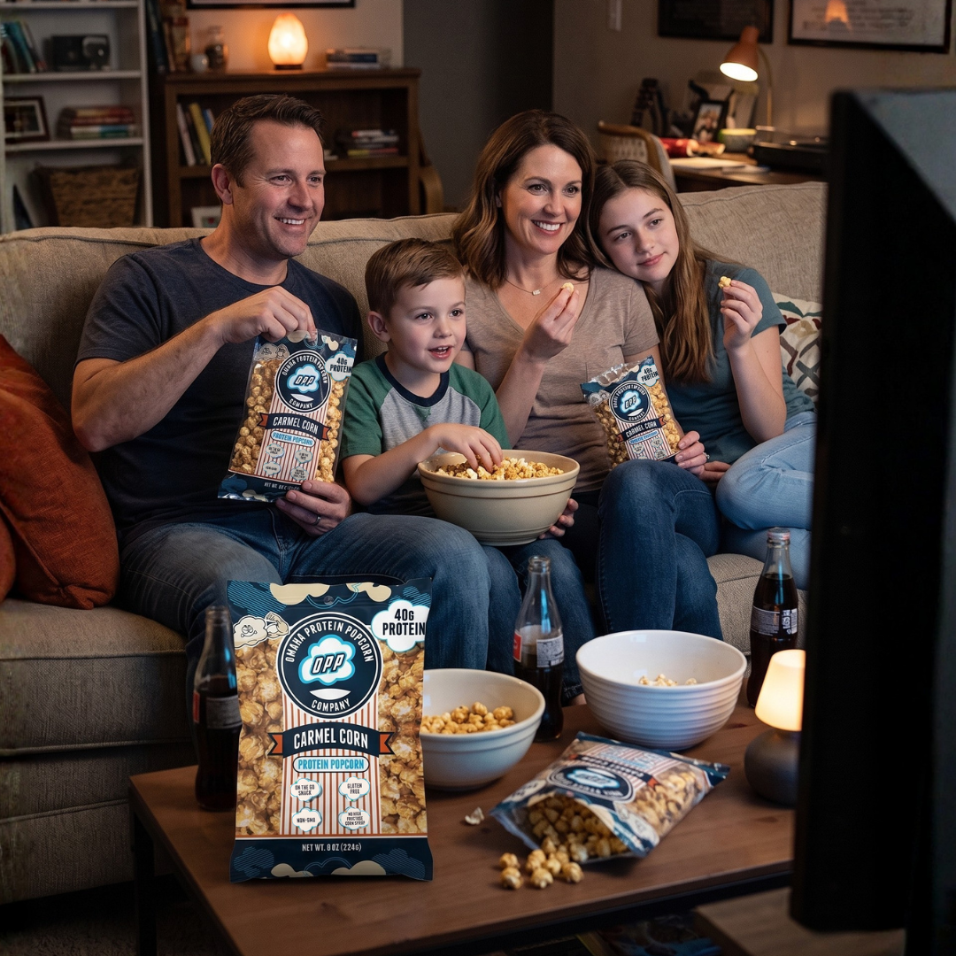 Omaha Protein Popcorn- Carmel Corn