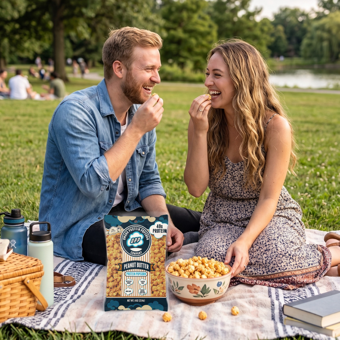Omaha Protein Popcorn- Peanut Butter