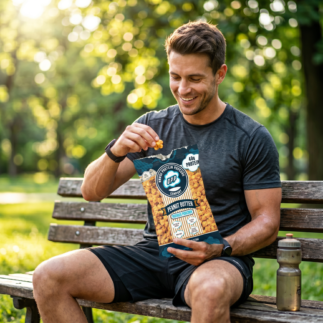 Omaha Protein Popcorn- Peanut Butter