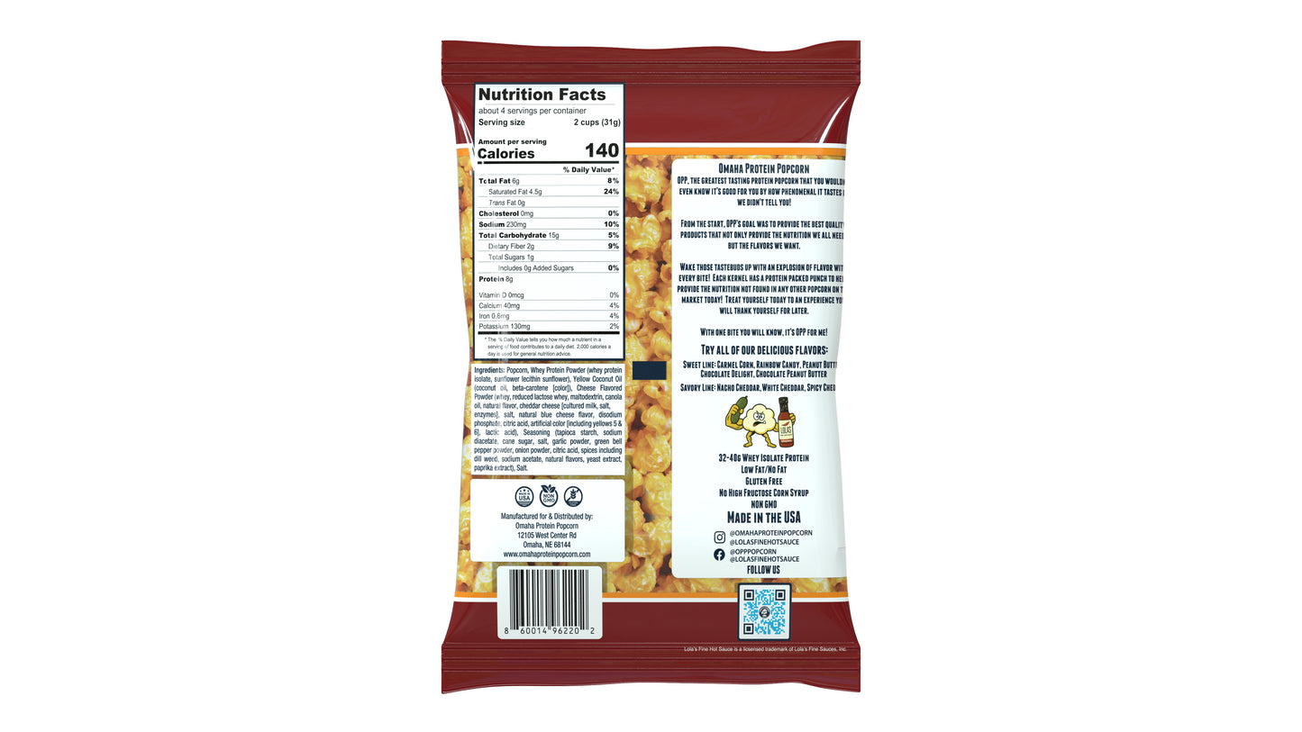 Omaha Protein Popcorn-Spicy Dill