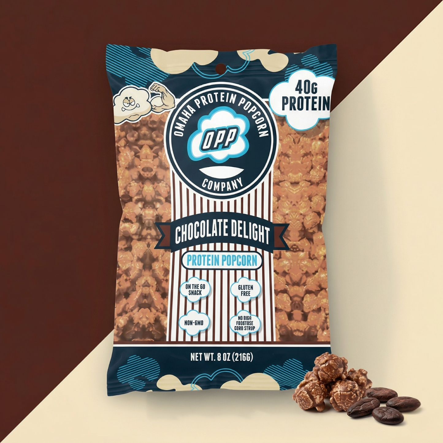 Omaha Protein Popcorn- Chocolate Delight